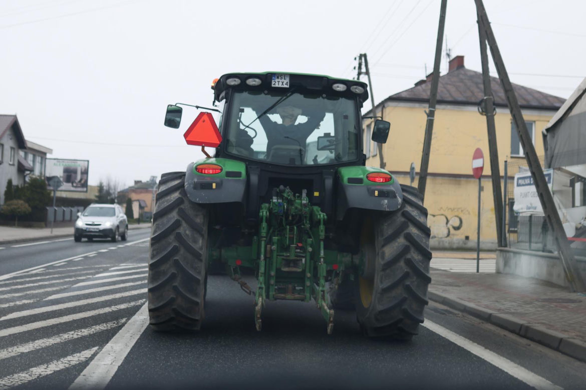 Protesty rolników na Mazowszu