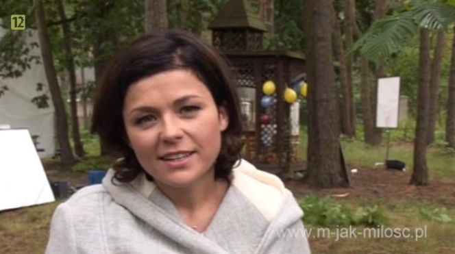 M jak miłość odc. 1081. Kinga (Katarzyna Cichopek) - na planie M jak miłość