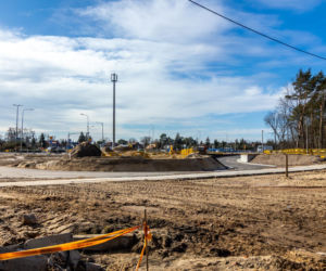 Budowa tunelu pod torami przy PKP Warszawa Wesoła