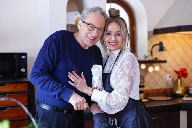 Borkowski w ogniu miłości! Nocne szaleństwa i balony dla żony rozgrzały sieć