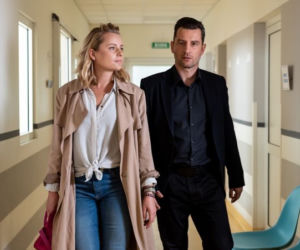 Komisarz Mama. Maria Matejko (Paulina Chruściel), Piotr Żeromski (Wojciech Zieliński)