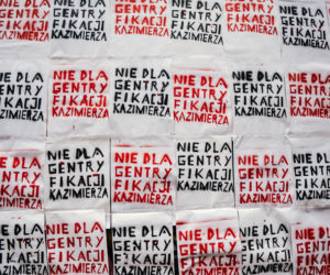 Protesty na krakowskim Kazimierzu w obronie kamienic