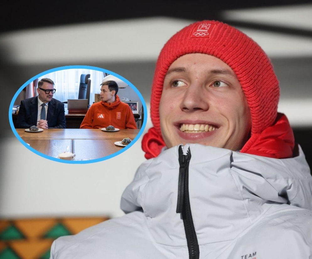 Kacper Tomasiak wrócił z Igrzysk. Uwagę zwróciło to, co dostał na talerzu