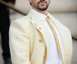 Bad Bunny na paryskim Fashion Weeku