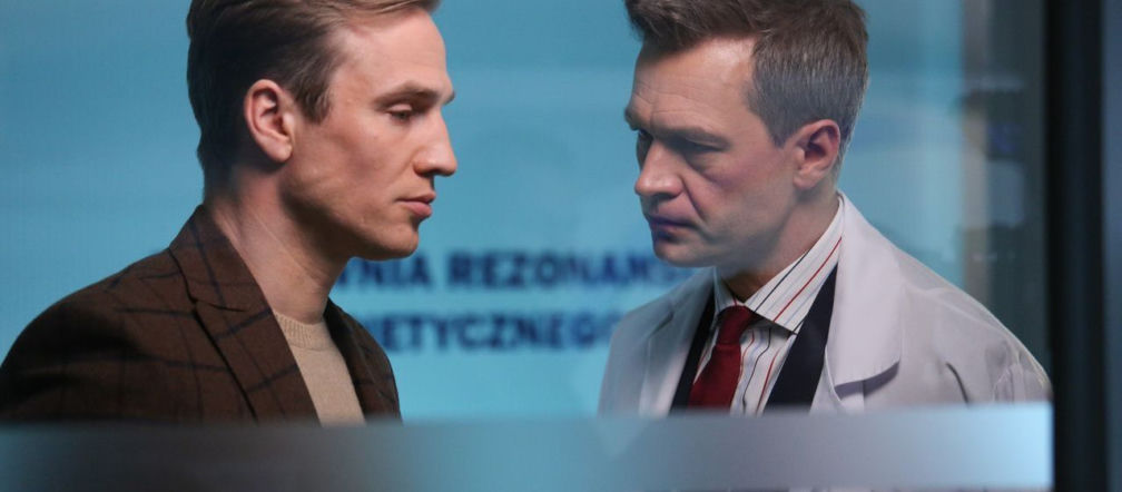 Na dobre i na złe odcinek 698, Falkowicz (Michał Żebrowski), Michał (Mateusz Janicki)