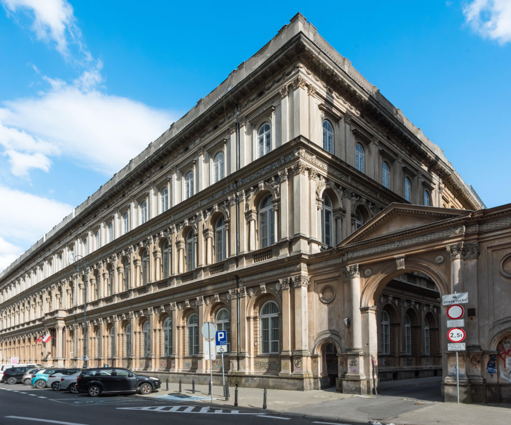 Siedziba Muzeum Etnograficznego w Warszawie przy ul. Kredytowej 1