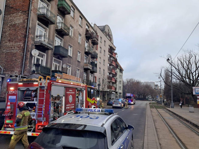 Pożar mieszkania przy ul. Wileńskiej (29.12.2025)