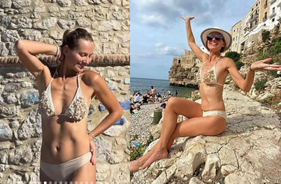 Joanna Moro na wakacjach