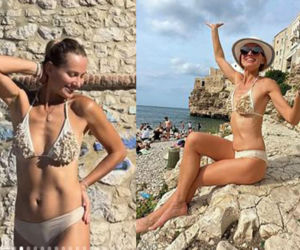 Joanna Moro łapie słońce w eleganckim bikini. Tak eksponuje boską figurę po trzech porodach
