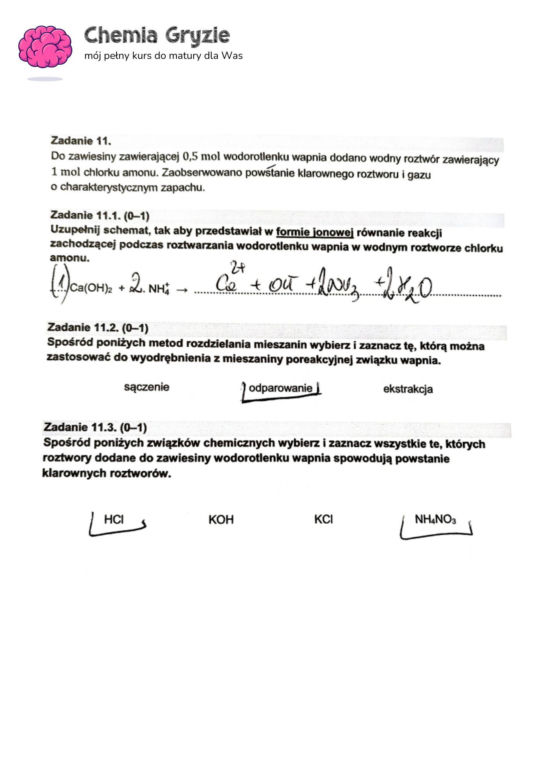 Matura 2024 chemia rozszerzona - arkusze CKE i sugerowane odpowiedzi - formuła 2015
