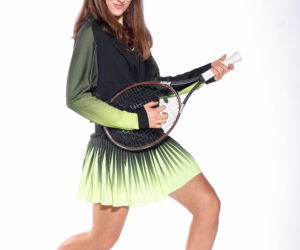 Iga Świątek jako 15-latka