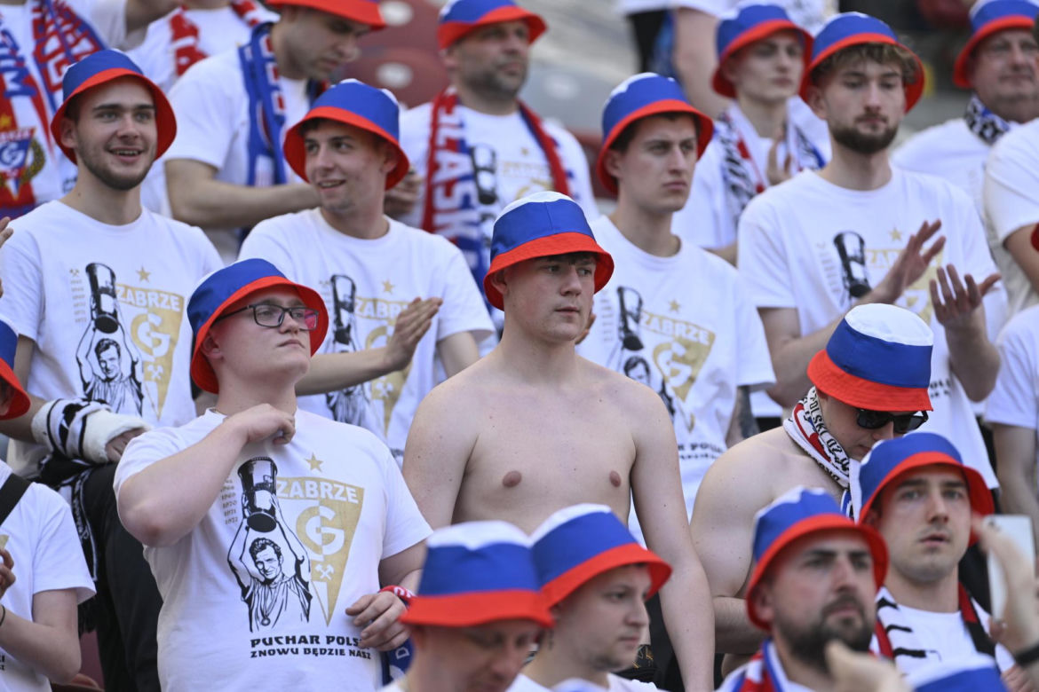 Kibice na finale Pucharu Polski: Górnik - Raków
