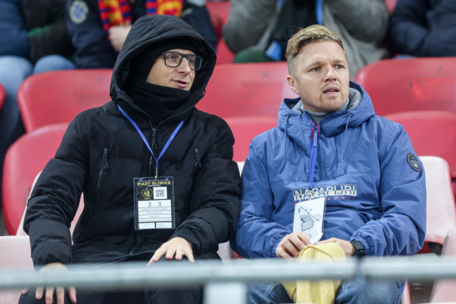 Kibice na meczu Piast Gliwice - Legia Warszawa