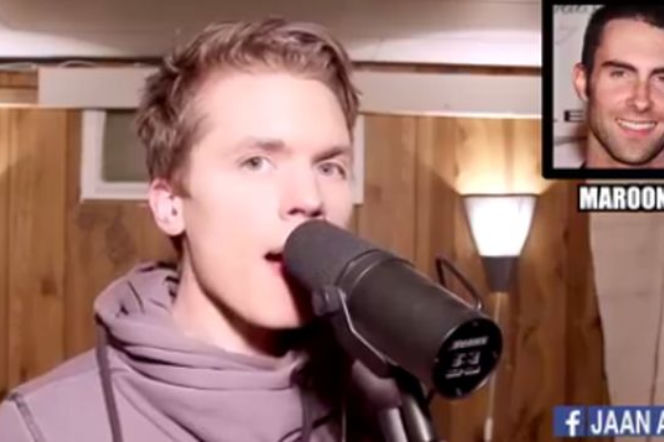 One guy 14 voices