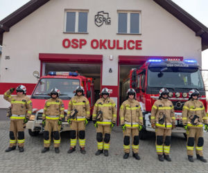 Hołd dla druha z OSP Trąbki