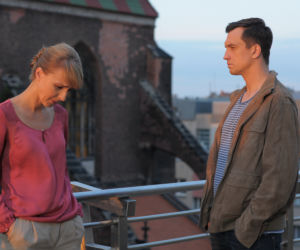 Pierwsza miłość. Sandra (Monika Dryl), Hubert (Michał Czernecki)