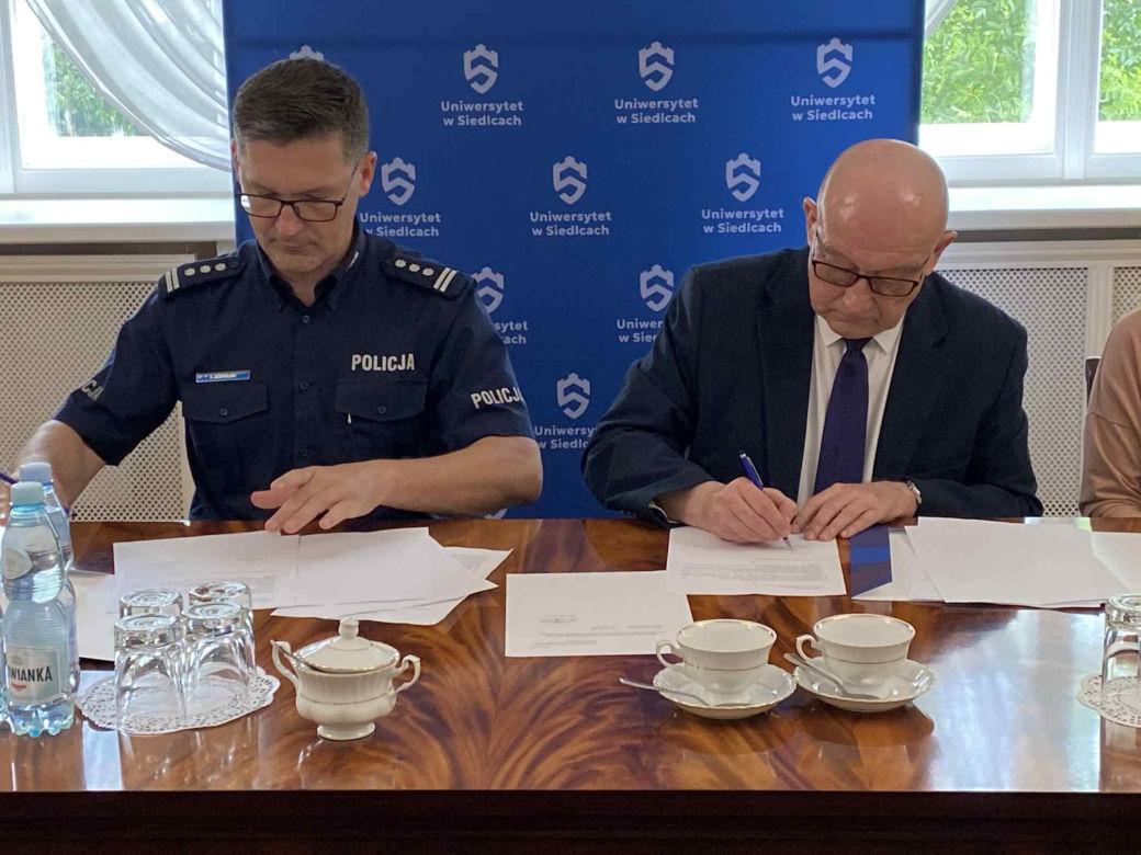 Policja zacieśnia współpracę z Uniwersytetem w Siedlcach