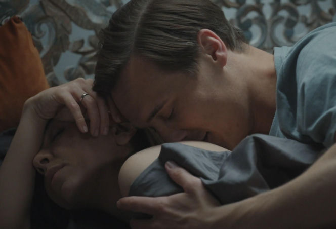 M jak miłość, odcinek 1891. Olek (Maurycy Popiel), Aneta (Ilona Janyst)