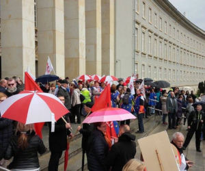 Protest nauczycieli we Wrocławiu