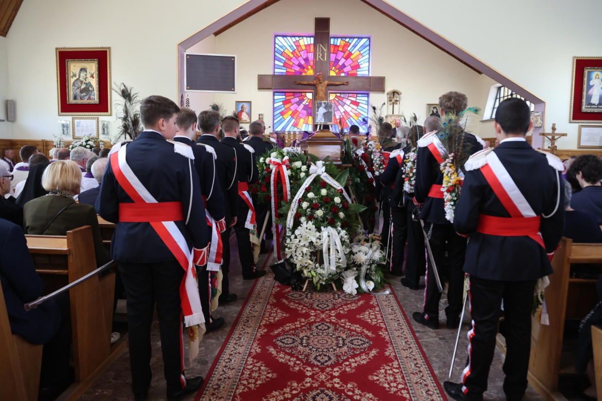 Pogrzeb księdza Stanisława w Grzęsce