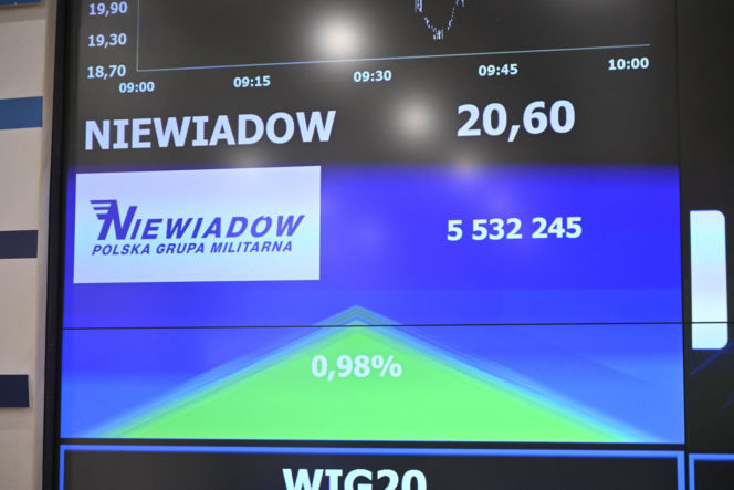 Historyczny debiut na GPW. Niewiadów Polska Grupa Militarna wchodzi na rynek główny