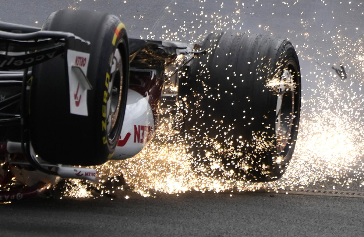 Potworny wypadek podczas wyścigu o GP Wielkiej Brytanii F1