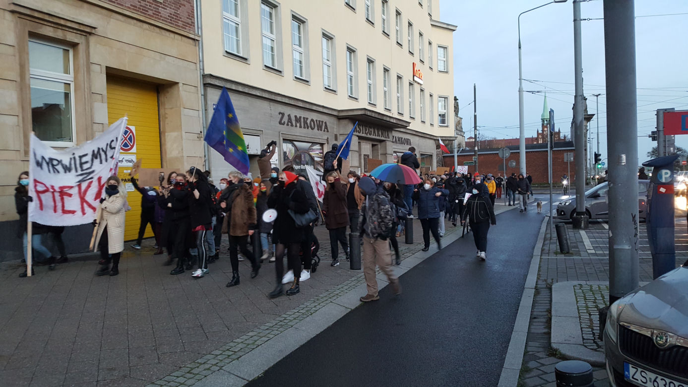 Strajk miesiąc Szczecin