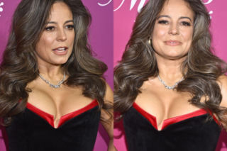 Ledwo zmieściła się na ściance. Anna Mucha zachwyciła na 25-leciu serialu M jak miłość