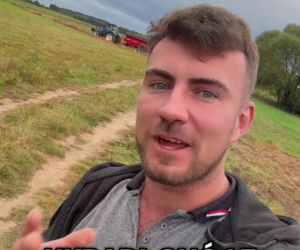 Rolnik influencer opowiedział o dramacie. Ktoś ukradł mu gnój z pola