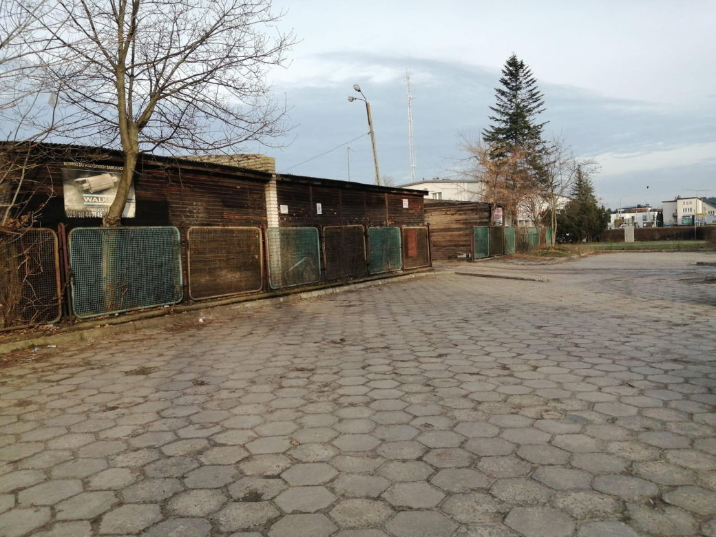 Prace na siedleckim targowisku