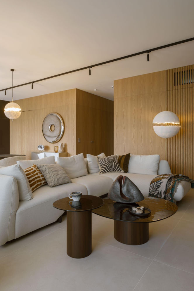 Penthouse w Wilanowie - projekt HOLA Design