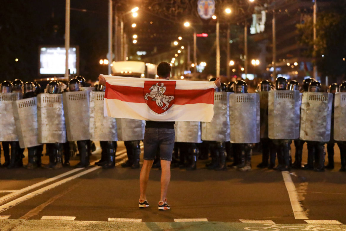 Protesty na Białorusi