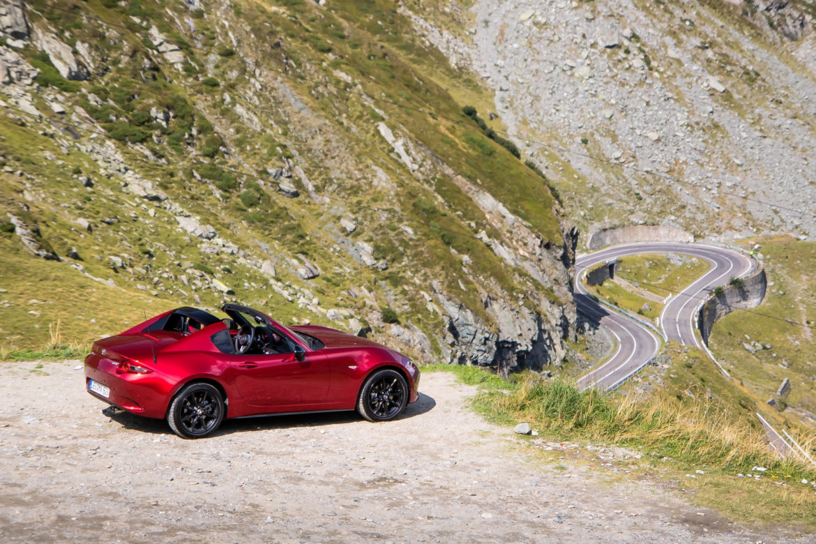 Mazda MX-5 RF na Drodze Transfogaraskiej