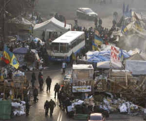 Ukraina rewolucja na Ukrainie Majdan Kijow