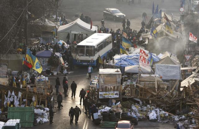 Ukraina rewolucja na Ukrainie Majdan Kijow