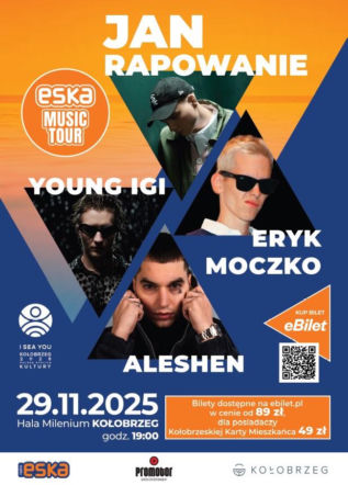 Eska Music Tour 2025 już za trzy dni w Kołobrzegu. Zostały ostatnie bilety! 