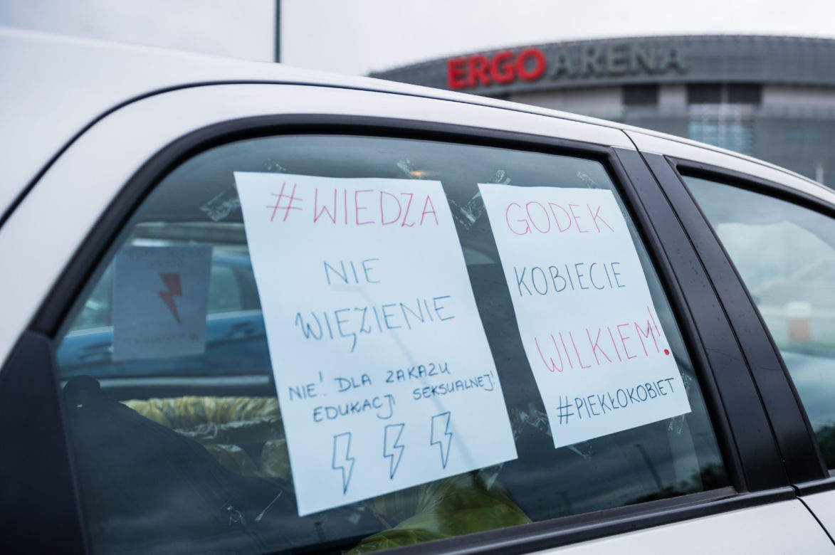 Strajk kobiet w Trójmieście. Awantura w centrum Gdańska
