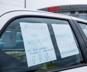 Strajk kobiet w Trójmieście. Awantura w centrum Gdańska