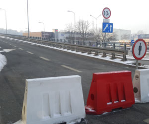 Zamknięty Most Uniwersytecki w Bydgoszczy