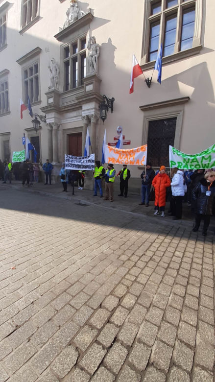 Kraków. Protest przeciwko zarządzeniom władz miasta, które chcą zmienić plan dla Rybitw