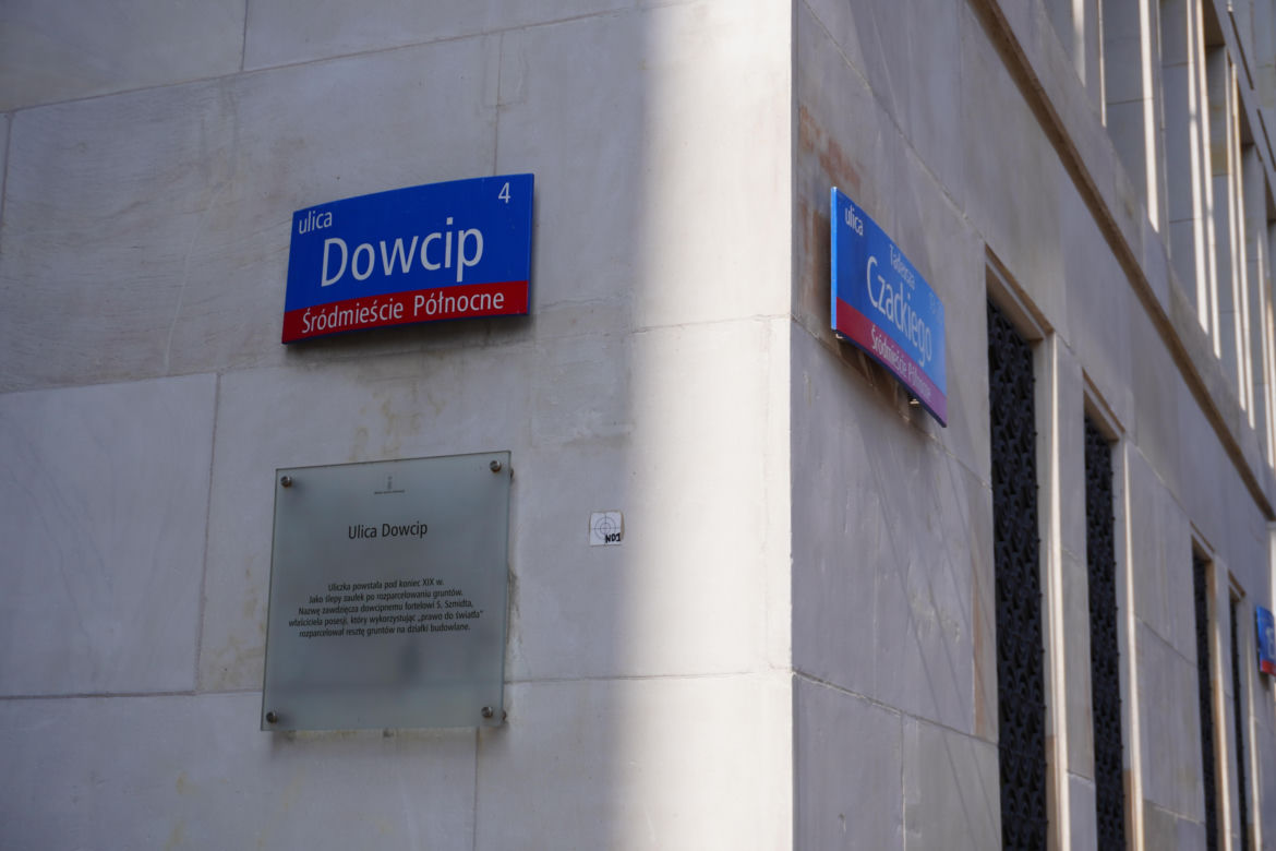 Ulica Dowcip w Warszawie