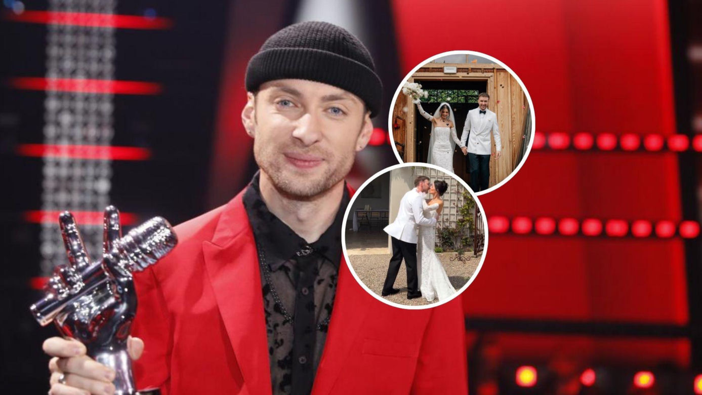 Zwycięzca "The Voice of Poland" wziął ślub. Tylko spójrzcie na piękną suknię panny młodej!
