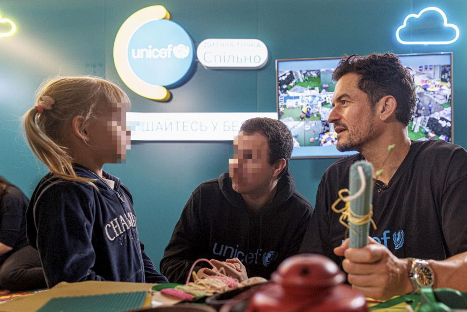 Orlando Bloom na Ukrainie