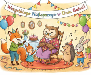 Kartka z życzeniami na Dzień Babci 2026