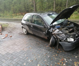 PIJANY staranował auto, potem wbił się w ogrodzenie! Na sumieniu miał coś jeszcze [ZDJĘCIA]