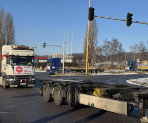 Protest przewoźników na obwodnicy Trójmiasta