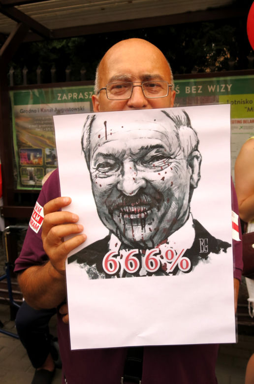 Marsz Solidarni z Białorusią w Białymstoku