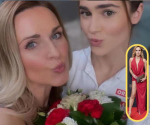 Mama Anastazji Kuś w odważnej sukni z głębokim wycięciem. Przyćmiła sławną córkę na imprezie!