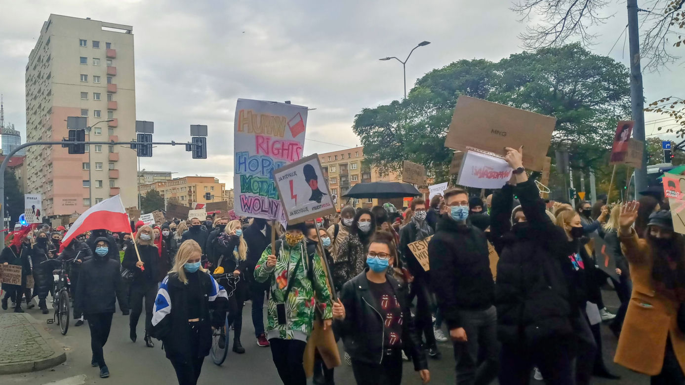 Protest kobiet w Szczecinie - 28.10.2020
