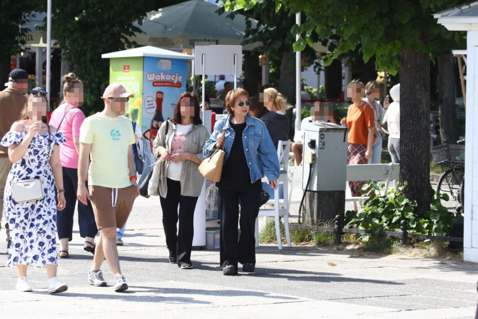 Izabela Trojanowska elegancka nawet na plaży